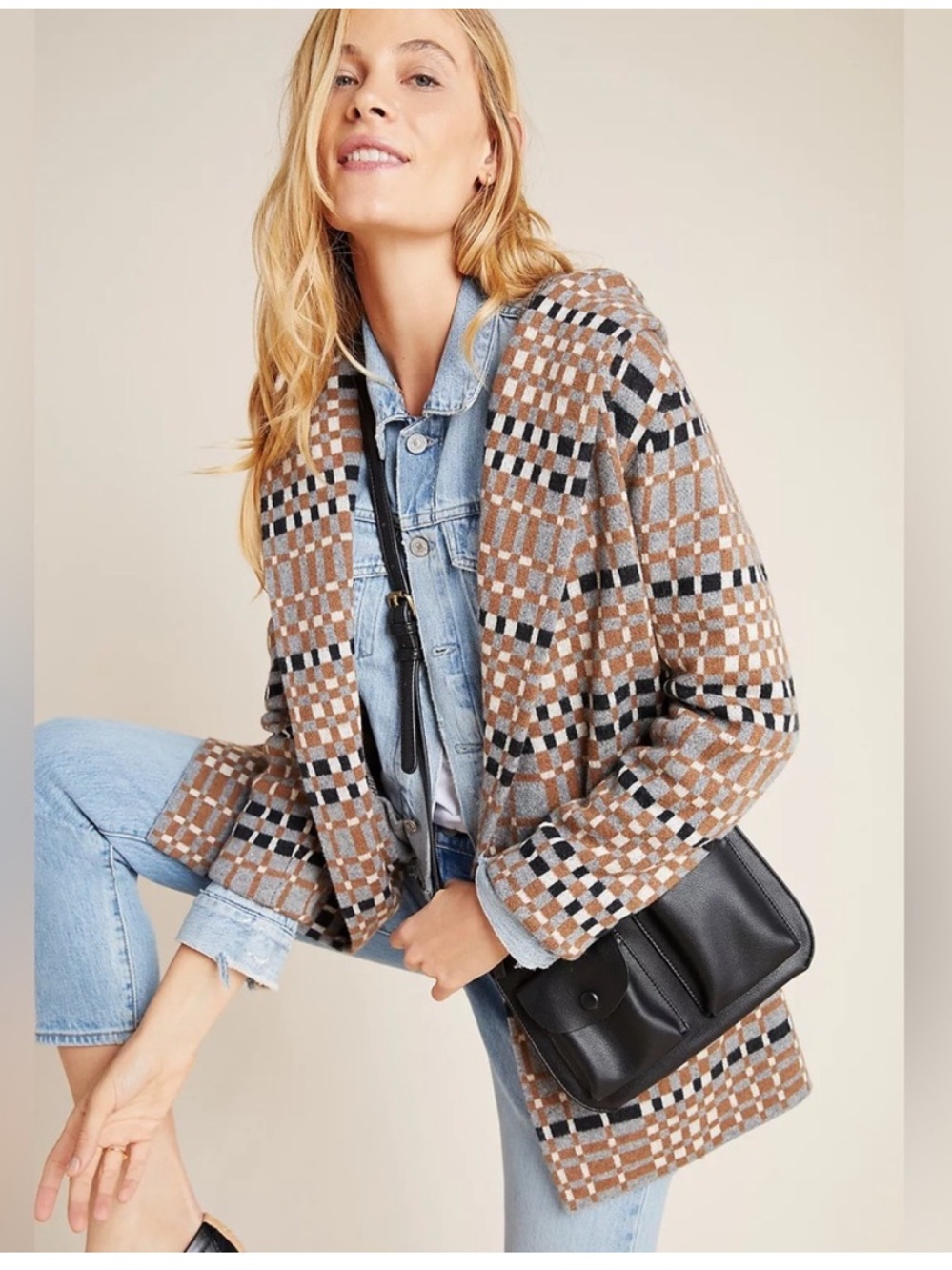 Anthropologie Field And Flower Wool Jacket